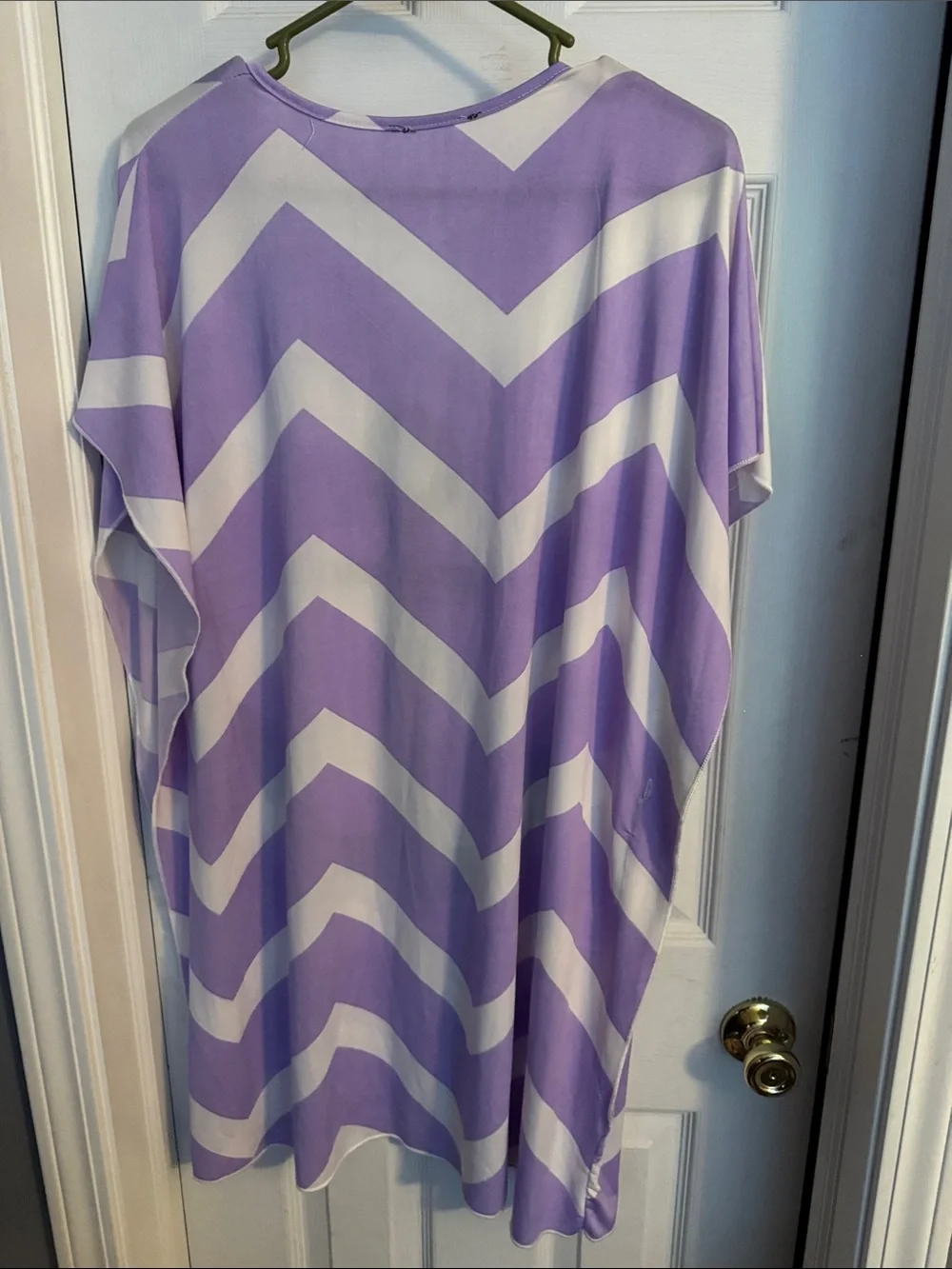 Purple Chevron Anchor Tunic Dress - Brand Not Visible